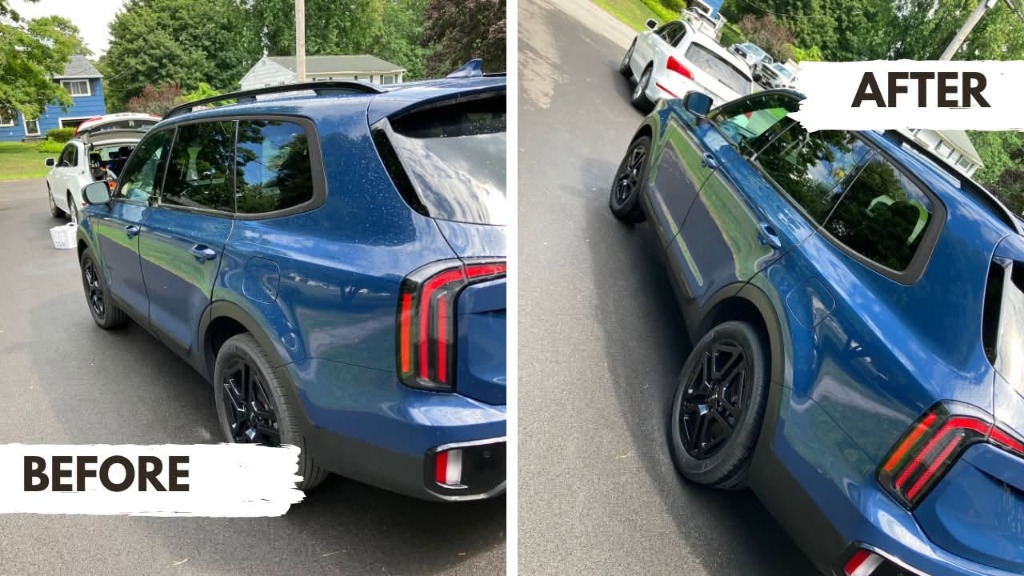 Zack's Auto Detailing - Blue SUV Exterior Wash & Paint Gloss Transformation